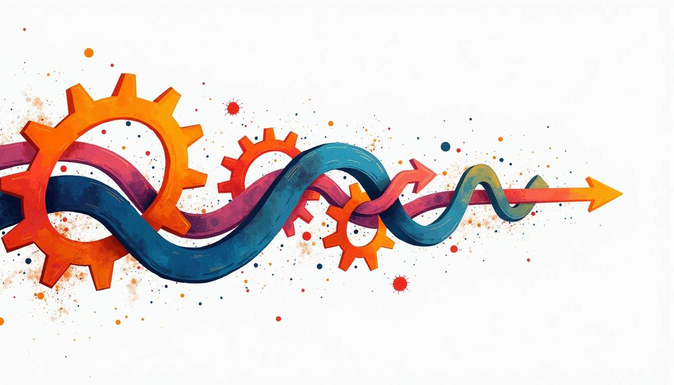 An abstract representation of a dynamic