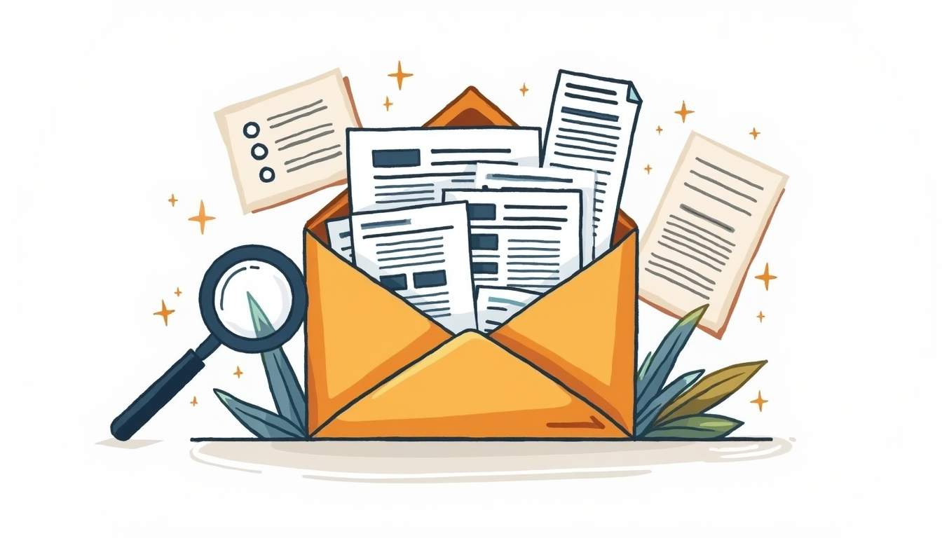 An open folder containing various moving company credentials like licenses