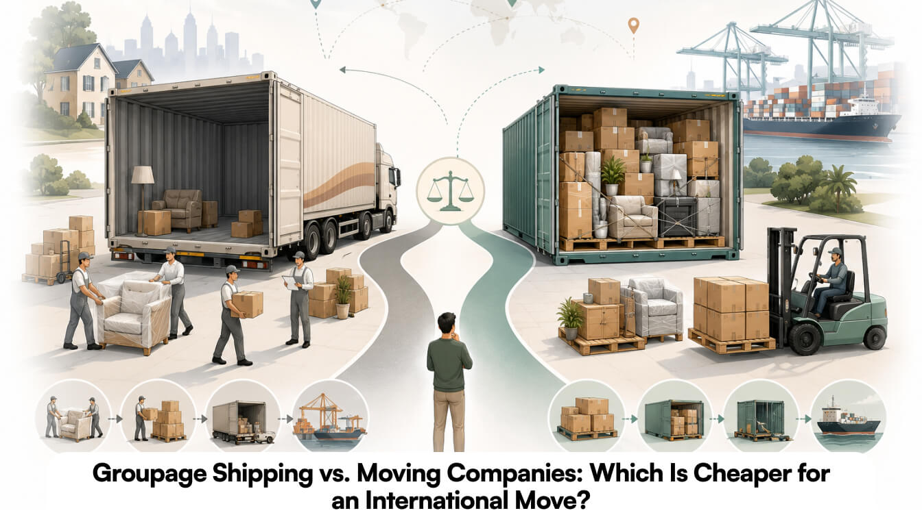 Groupage Shipping vs. Moving Companies