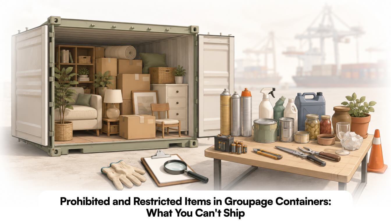 Prohibited and Restricted Items in Groupage Containers_ What You Can't Ship