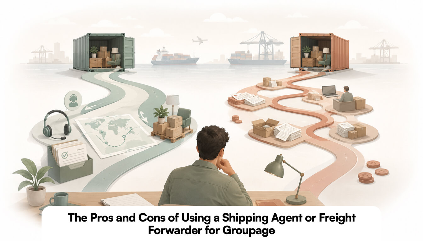 The Pros and Cons of Using a Shipping Agent or Freight Forwarder for Groupage