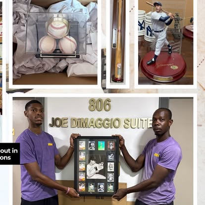 Joe DiMaggio memorabilia collection packed and handled by Nobel Relocation