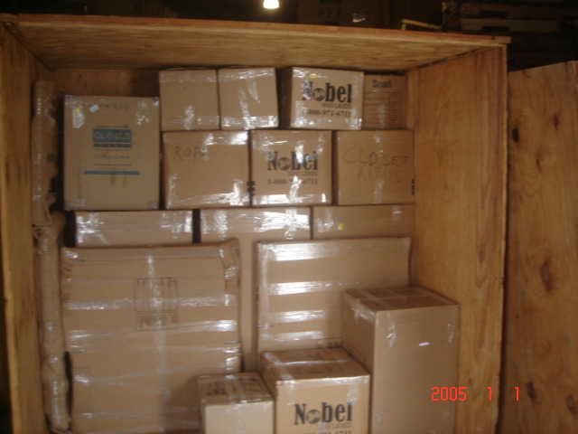 Nobel international moving liftvan packed in 2005